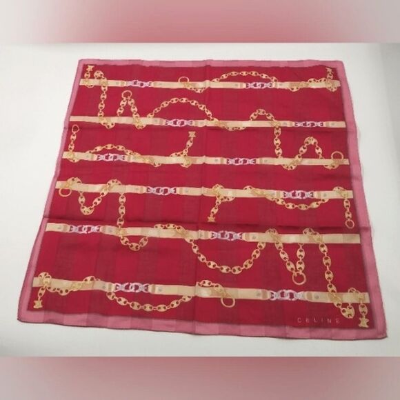 Celine Paris France Accessories - Celine Scarf Handkerchief Vintage